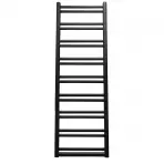 Kúpeľňový radiátor Łezka Retro ŁR 18/50 1650x540 mm čierna