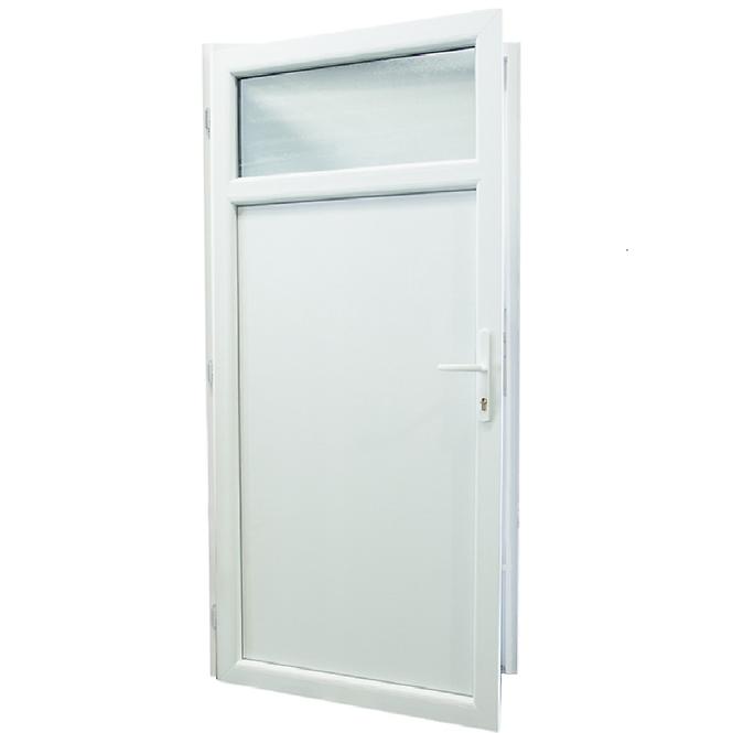 Dvere vchodové D33 90L biele