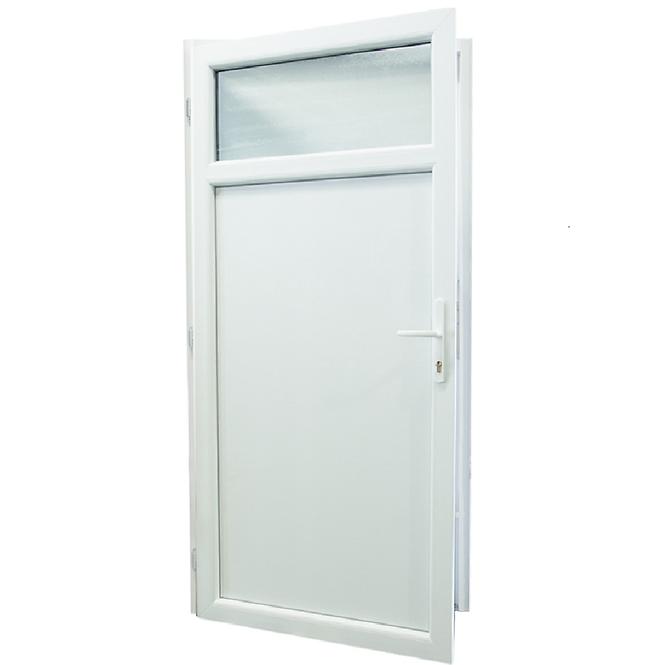 Dvere vchodové D33 90L biele,2
