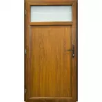 Dvere vchodové D33 90L zlatý dub