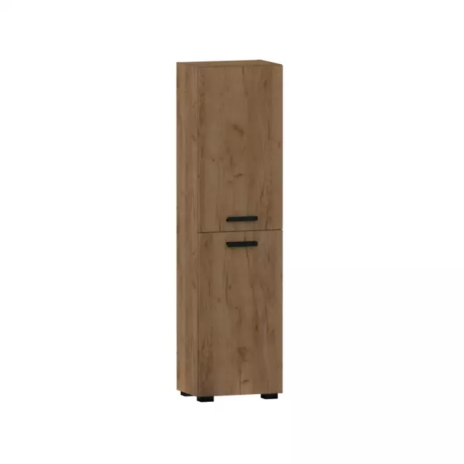 Vysoká skrinka do kúpeľne Plain 40 2D nohy Dub Craft