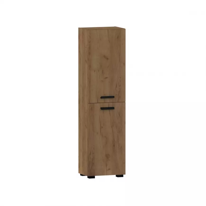 Vysoká skrinka do kúpeľne Plain 40 2D nohy Dub Craft