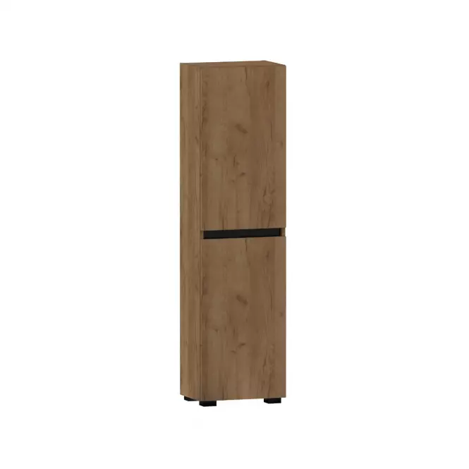 Vysoká skrinka do kúpeľne Ajs 40 2D nohy Dub Craft