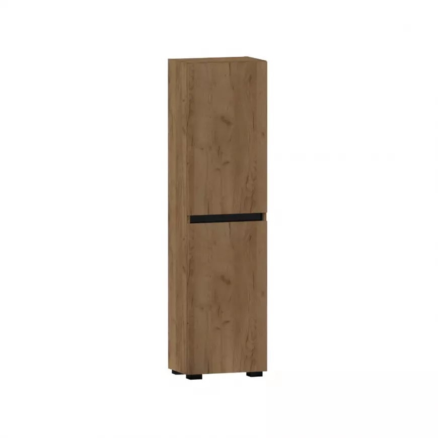 Vysoká skrinka do kúpeľne Ajs 40 2D nohy Dub Craft