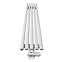 Kúpeľňový radiátor Lazur LA180/33 D5 1800x330 mm biela,2