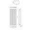 Kúpeľňový radiátor Lazur LA140/54 D5 1400x540 mm biela,2