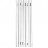 Kúpeľňový radiátor Lazur LA180/54 D5 1800x540 mm biela