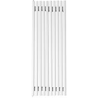 Kúpeľňový radiátor Lazur LA180/54 D5 1800x540 mm biela