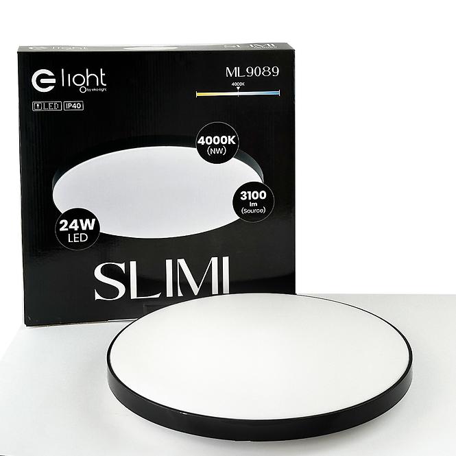 Stropná lampa Slimi SLIMI 24W 4000K čierna