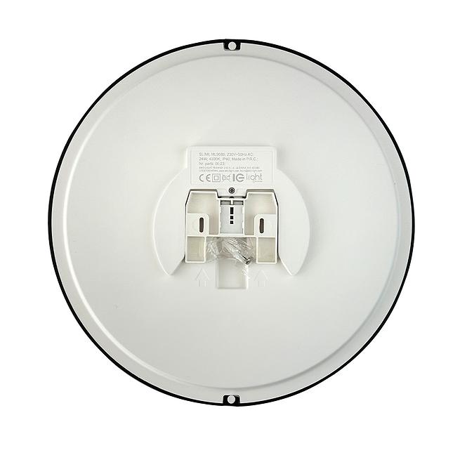Stropnica SLIMI 24W 4000K čierna,4