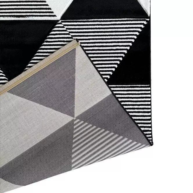 Koberec Modern 1,2/1,7 E781A čierna,5
