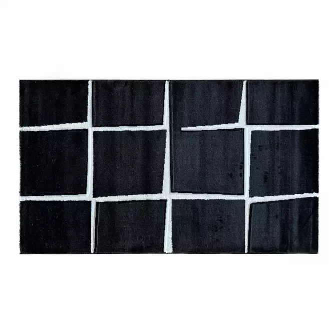 Koberec Modern 1,6/2,3 E782A čierna,2
