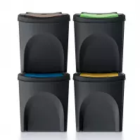 Súprava odpadkových košov  SORTIBOX 4x25L IKWB25S4