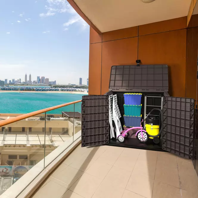 Úložný box DURABOX 850 L hnedá