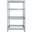 Kovový regál RIMS300 EB38 pozinkovaný 180x90x45 cm – 4 police/300 kg