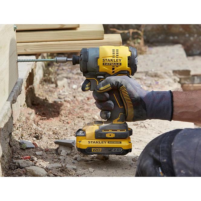 Skrutkovač bezkartáčový Stanley Fatmax 18V V20 bez akumulátora SFMCF810B,3