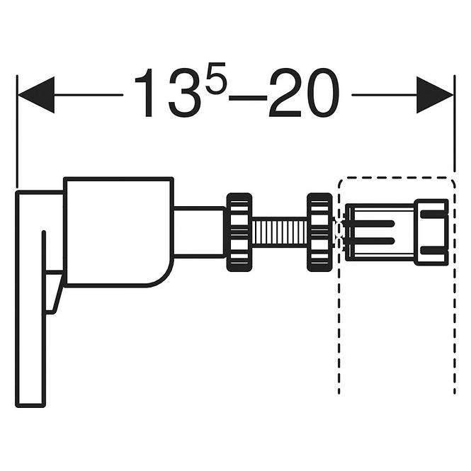 Dištančné držiaky Geberit Duofix 111.815.00.1