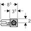 Dištančné držiaky Geberit Duofix 111.815.00.1,3
