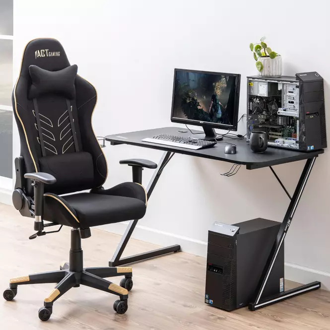 Písací Stôl Pre Hráča Bolt čierna 90610
