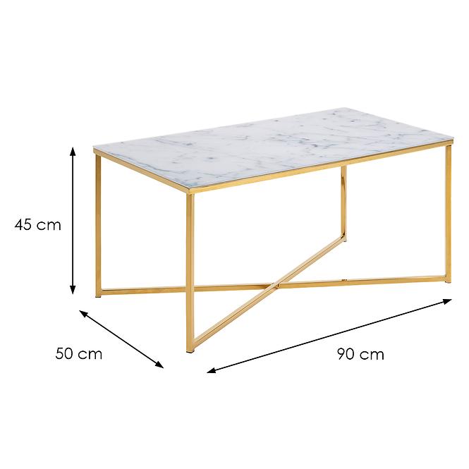 Konferenčný stolík Sigma mramor 90x50