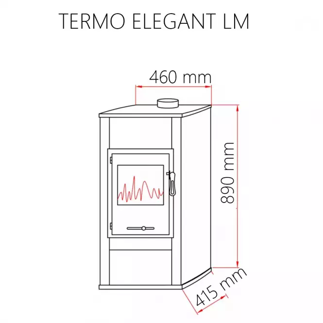 Krbové kachle Termo Elegant LM béžová