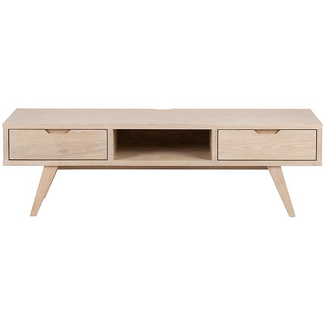 TV stolík Simple biely dub