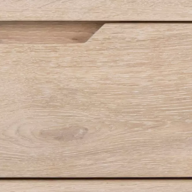 TV stolík Simple biely dub