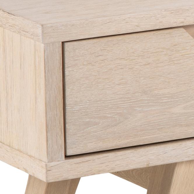 TV stolík Simple biely dub