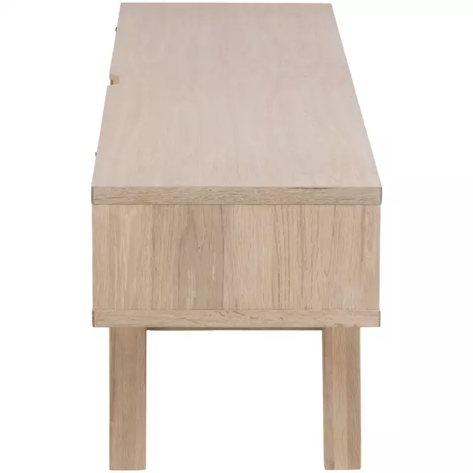 TV stolík Simple biely dub