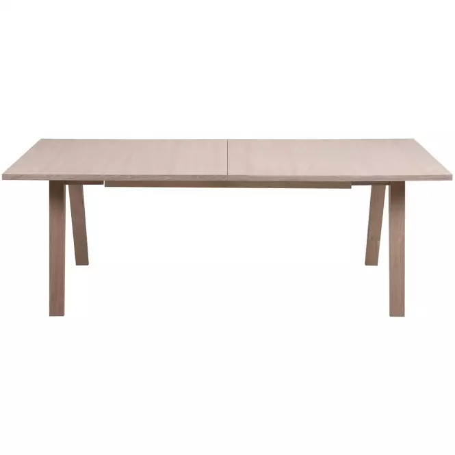Stôl Simple 210/310 biela dub