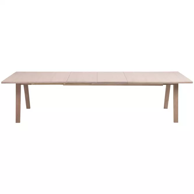 Stôl Simple 210/310 biela dub