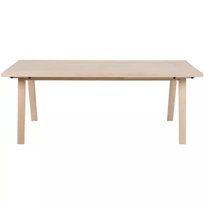 Stôl Simple 200 biela dub