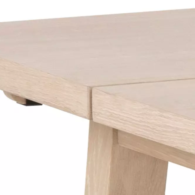 Stôl Simple 200 biela dub