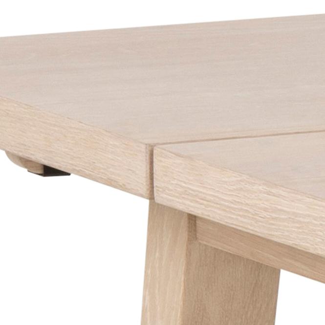 Stôl Simple 200 biela dub