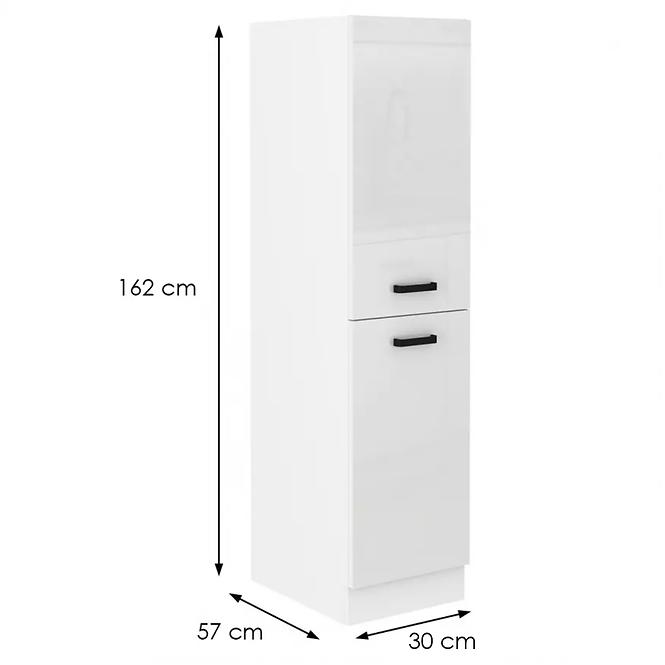 Kuchynská skrinka MIA biely lesk/biely 30dk-162 2f cargo