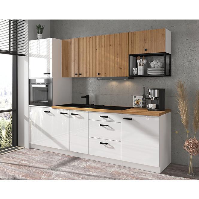 Kuchynská skrinka MIA biely lesk/biely 60dg bb