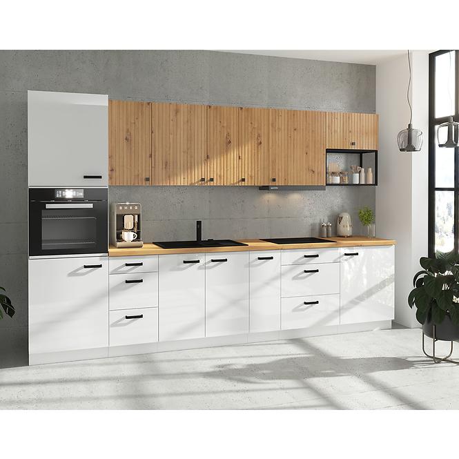 Kuchynská skrinka MIA biely lesk/biely 60dg bb