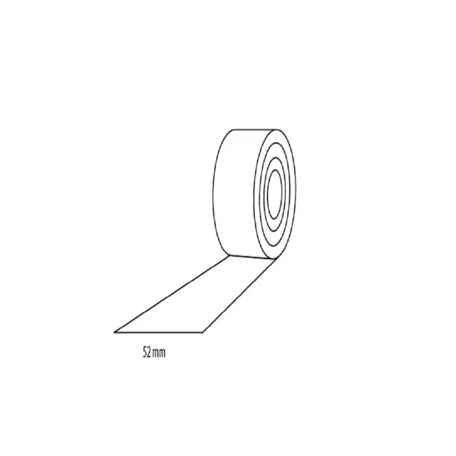 Samolepiaca podlahová páska PVC 52mm x 5m buk mat,2