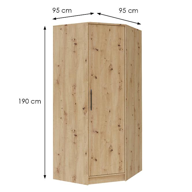 Skriňa Smart SR4 1DN artisan,2
