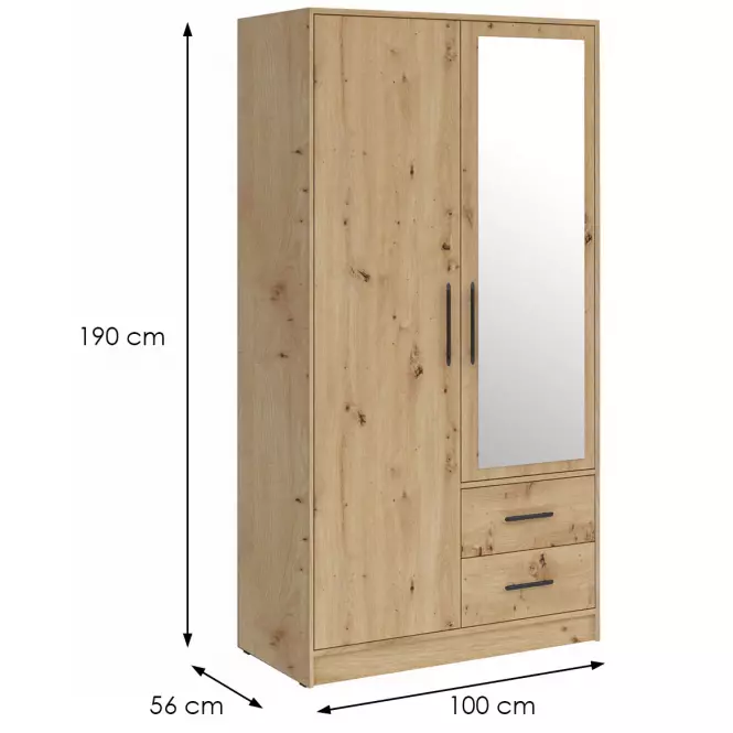 Skriňa Smart SRL3 2DL artisan,2