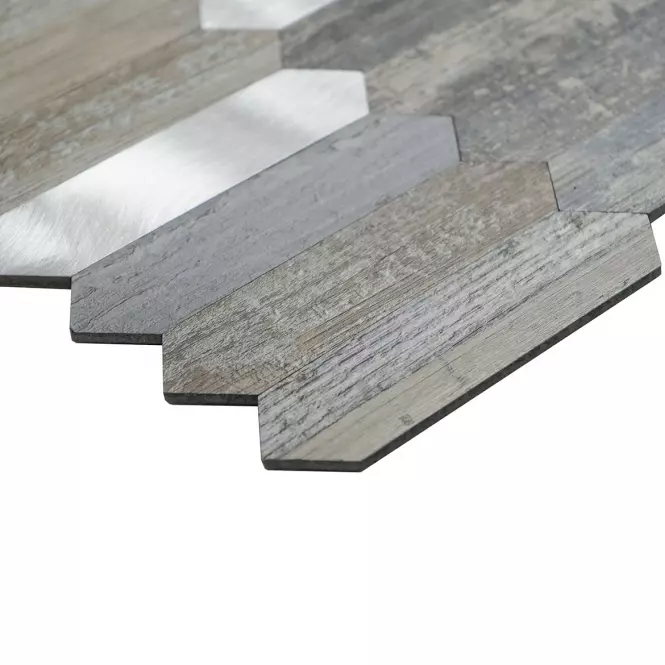 Dekoračný samolepiaci panel Mood Wood Silver,3
