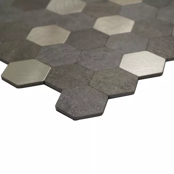 Dekoračný samolepiaci panel Mood Gold Hexagon,3
