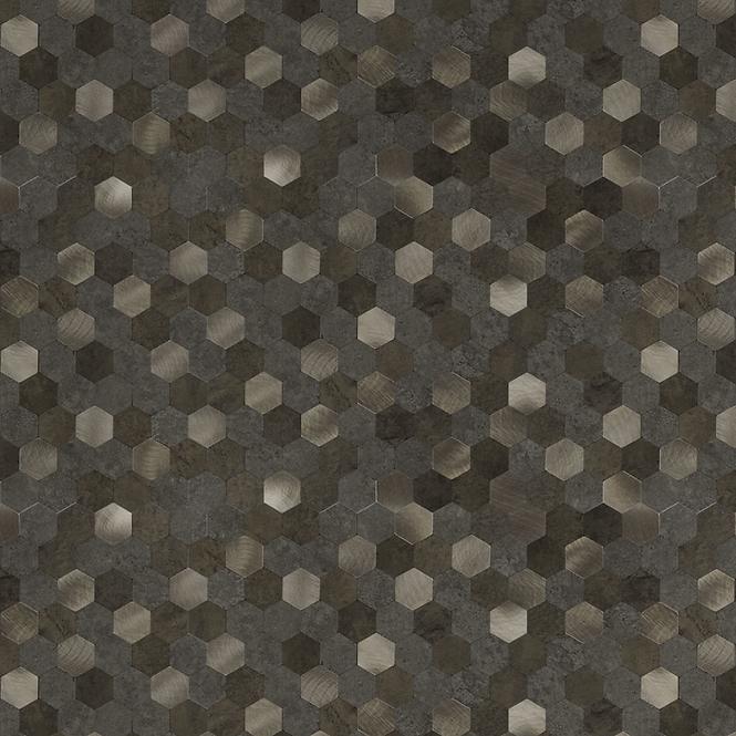 Dekoračný samolepiaci panel Mood Gold Hexagon