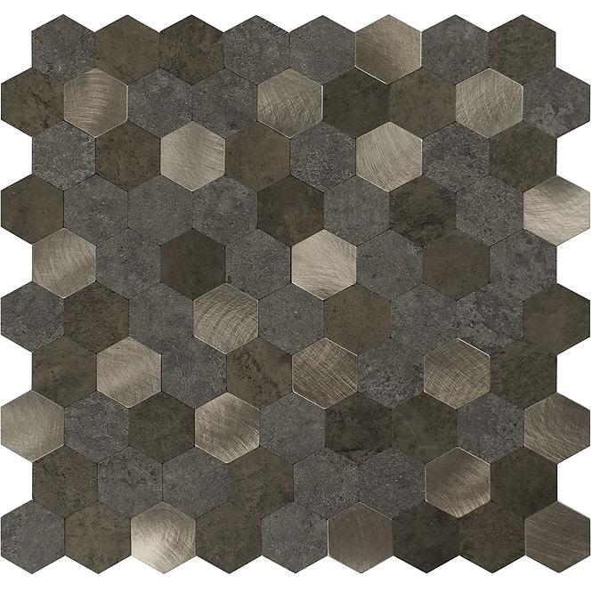 Dekoračný samolepiaci panel Mood Gold Hexagon