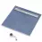 Vanička pod dlažbu Steel 90x90x5/12,5*10.022/OLSL