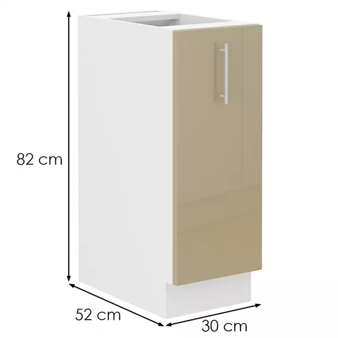 Kuchynská skrinka Lara 30D cargo bb MDF cappucino