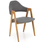 Stolička W138 sivá/drev