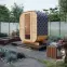 Sauna exteriérová Thermo Mini + Pec Sentiotec 100 3,6 kW,3