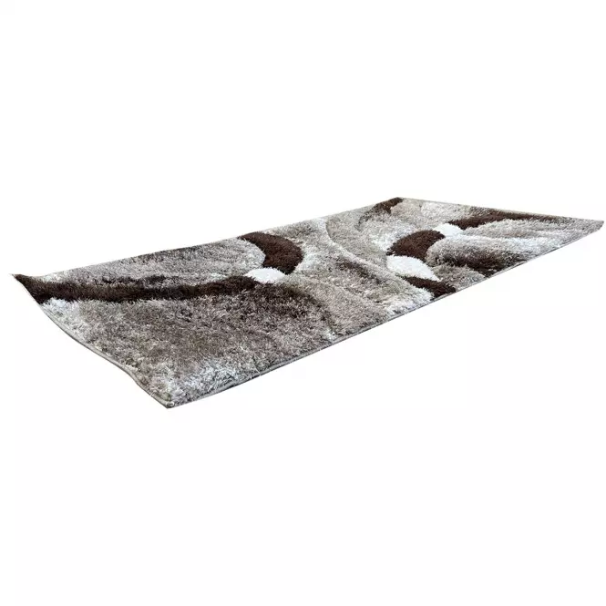 Koberec Shaggy 3D Dominica 1,33/1,8 P388B BOS QB 42 hnedá