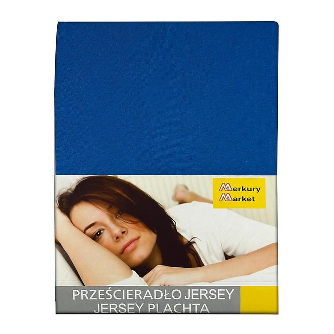 Prestieradlo jersey s gumičkou 90x200 námornícka modrá 29